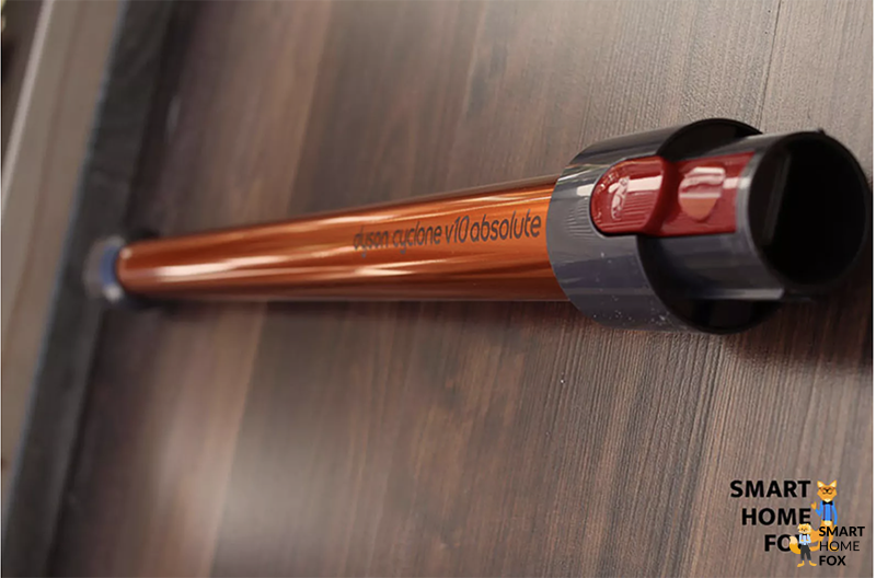 Saugrohr eines Dyson Akkustaubsaugers